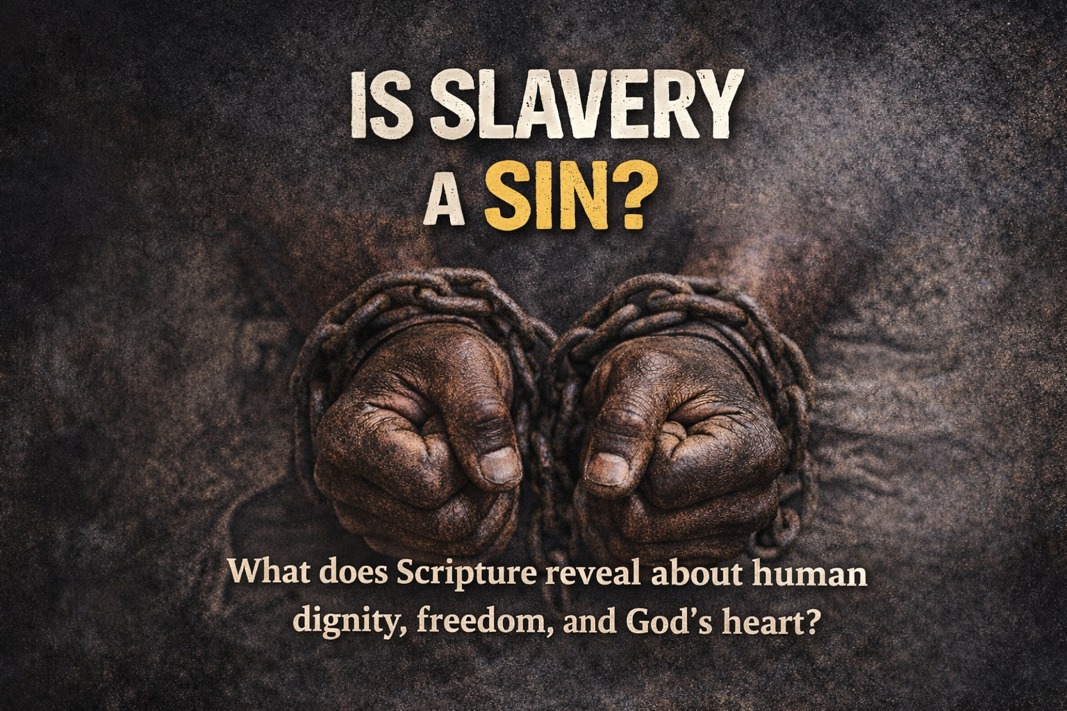Is slavery a sin?