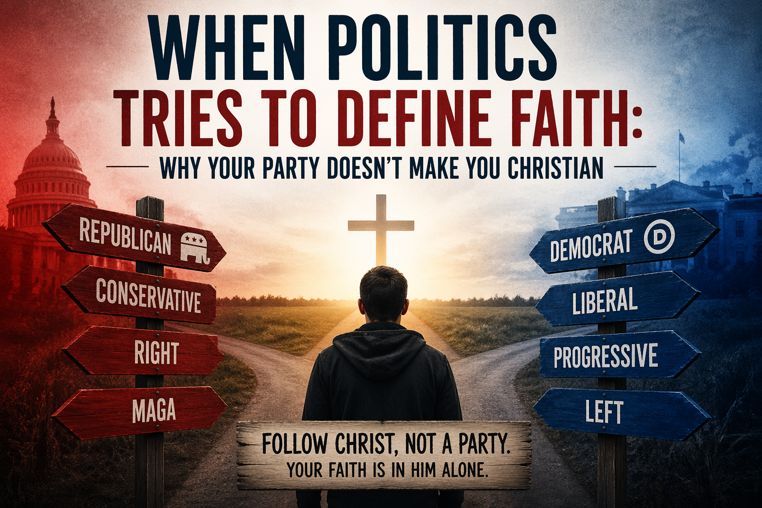 When Politics Tries to Define Faith: Why Your Party Doesn’t Make You Christian